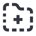 Folder Create SVG Icon